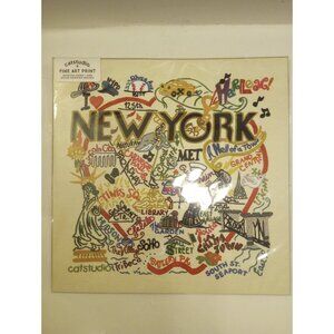 CATSTUDIO New York City Fine Art Print, 8"Sq.  In Cellophane Packing